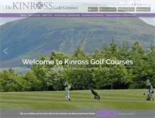 Tablet Screenshot of golfkinross.com